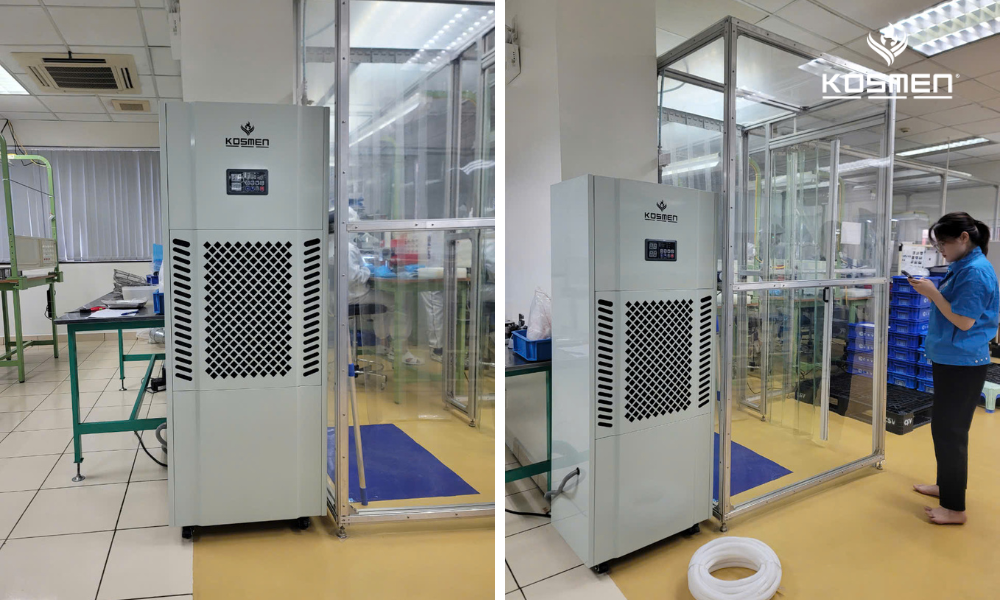 Humidity Control in Mechanical Component Manufacturing with the Kosmen KM-180S Dehumidifier