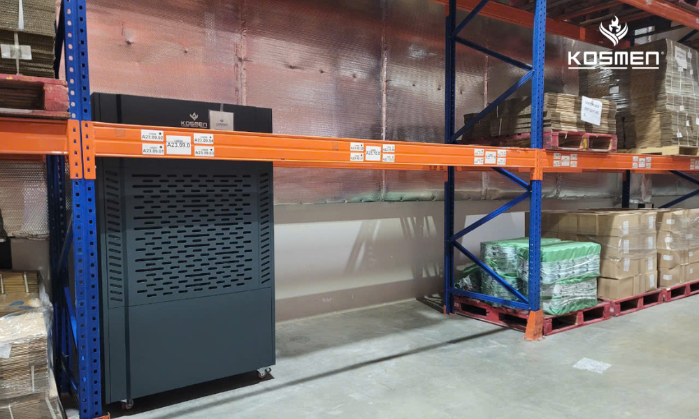 The Kosmen KM-480S dehumidifier – the humidity control solution for the warehouse of Schenker Vietnam