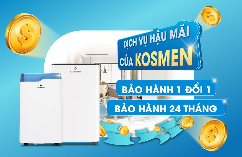 Dịch vụ hậu mãi của Kosmen đảm bảo quyền lợi cho khách hàng