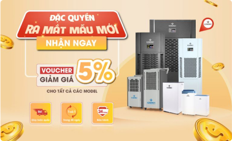 Kosmen Offers 5% Discount to All Customers When Purchasing Dehumidifiers